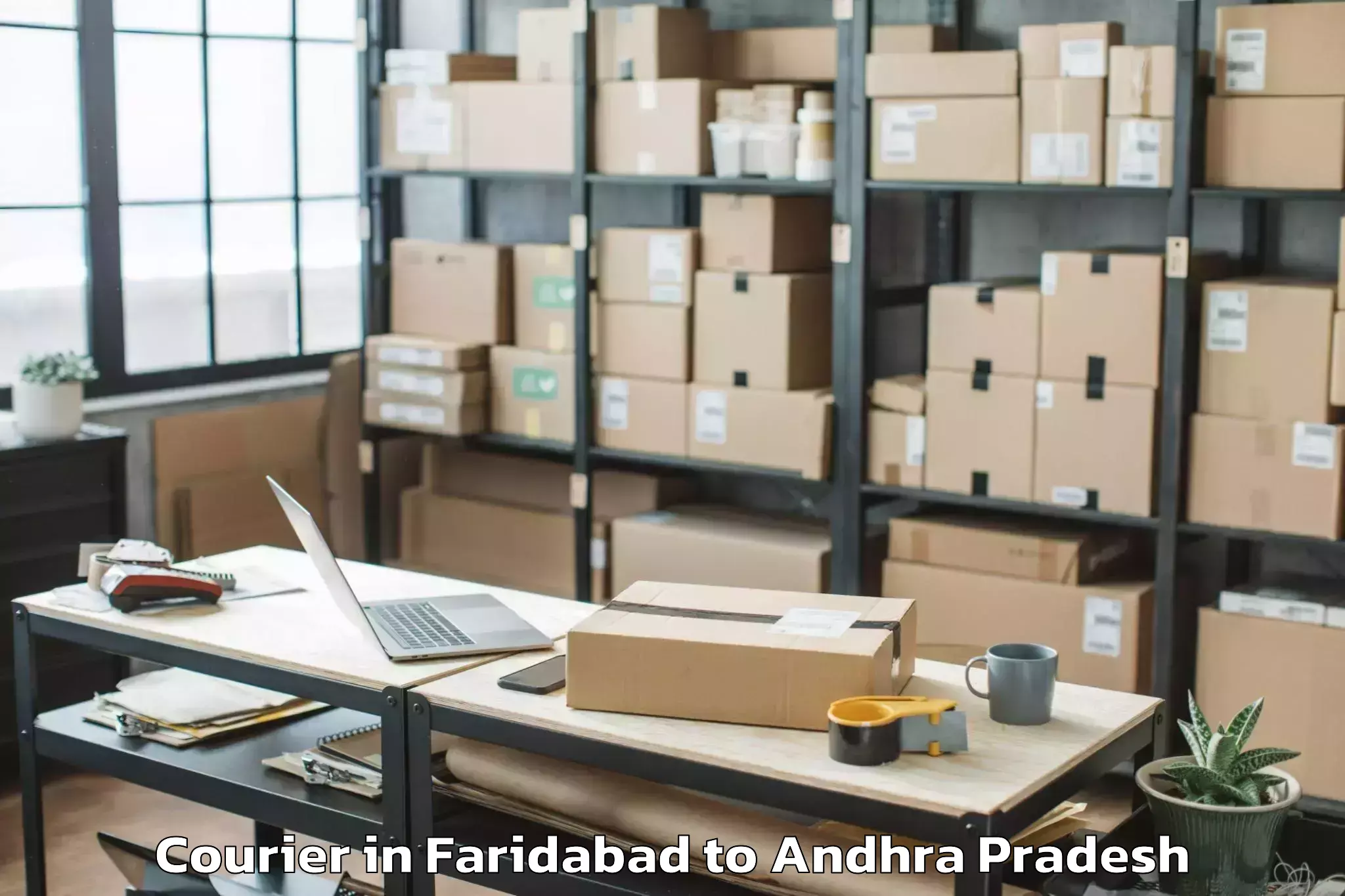 Easy Faridabad to Lakkireddipalle Courier Booking